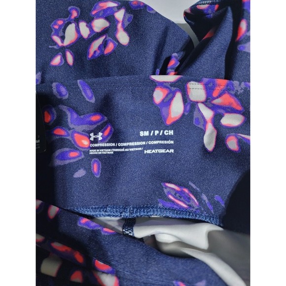 Under Armour UA HeatGear No-Slip Waistband 7/8 Ankle Leggings 1365338-410 SMALL - Picture 9 of 10